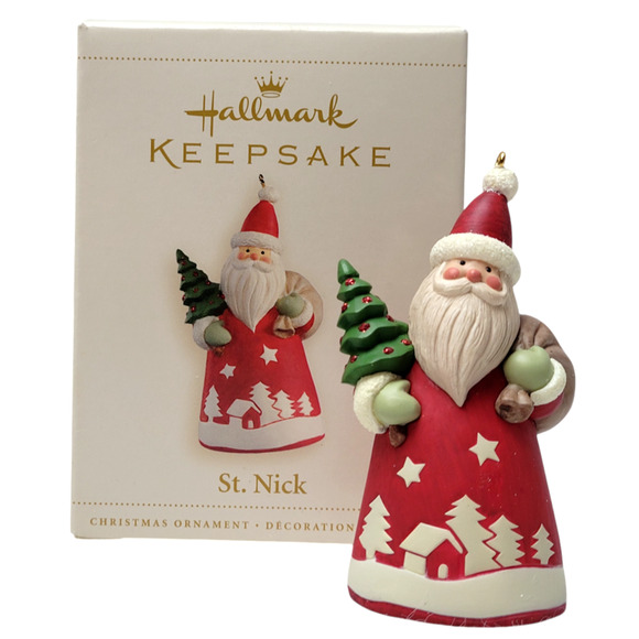 Hallmark Keepsake Ornament St Nick 2006 Christmas Ornament Santa Claus - Picture 1 of 9